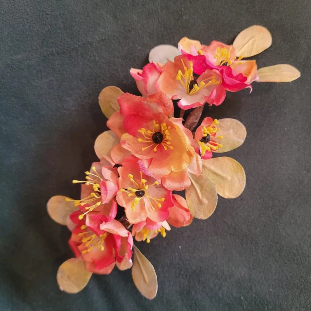 Roses en soie
